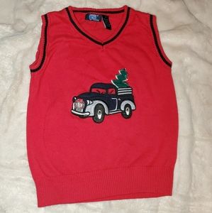 Adorable Boys sweater vest (Christmas)